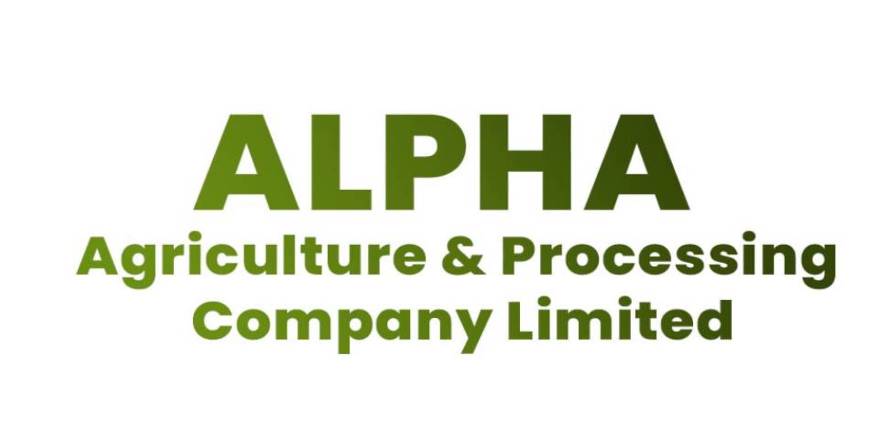 Alpha agricultural & Processing Company Limited